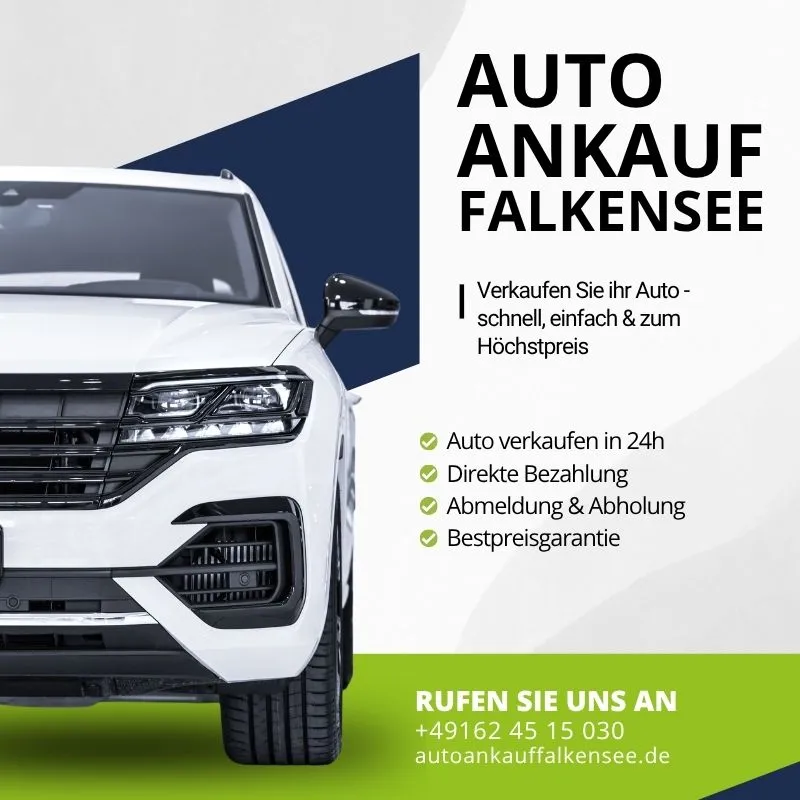 Autoankauf Falkensee | Verkaufen Sie ihr Auto schnell, einfach & zum Höchstpreis